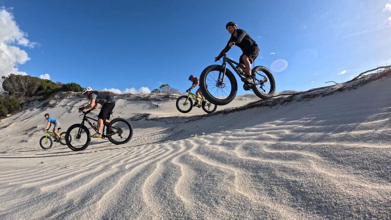 Fatbike adventure tour in the Walker Bay Nature Reserve dunes